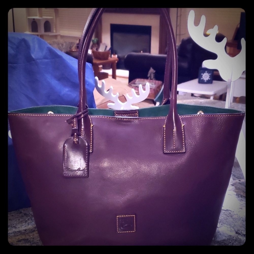 Dooney and Bourke Florentine Small Russell Plum